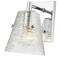 Z-Lite Analia Wall Sconce, 1-Light, 6.5 In.W x 7.5 In.L x 9.25 In.H, Chrome/Clear Ribbed 1101-1S-CH - alternate 7
